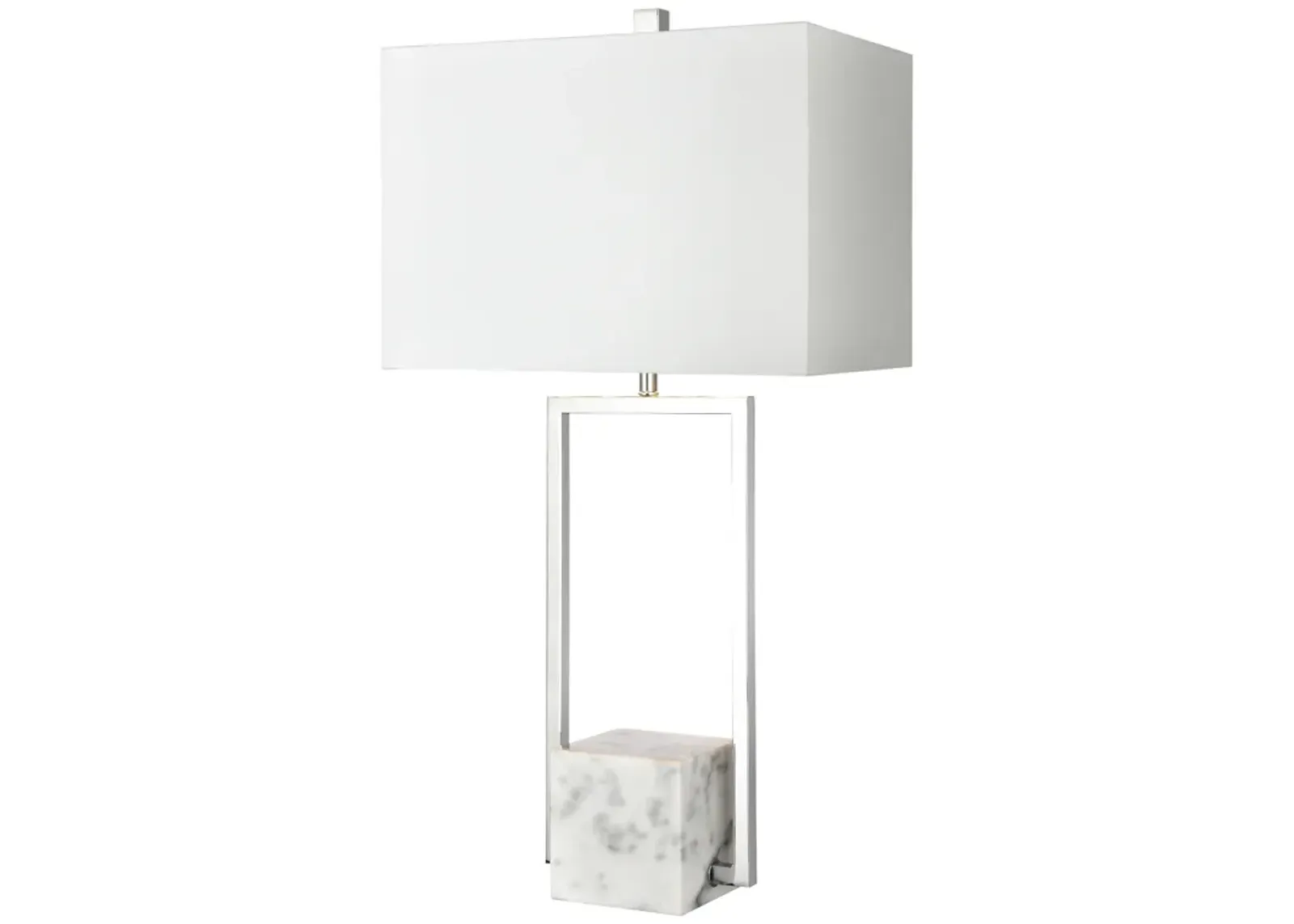 Dunstan Mews 31" High 1-Light Table Lamp - Chrome