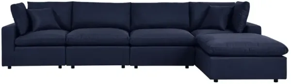 Commix 5-Piece Outdoor Patio Sectional Sofa