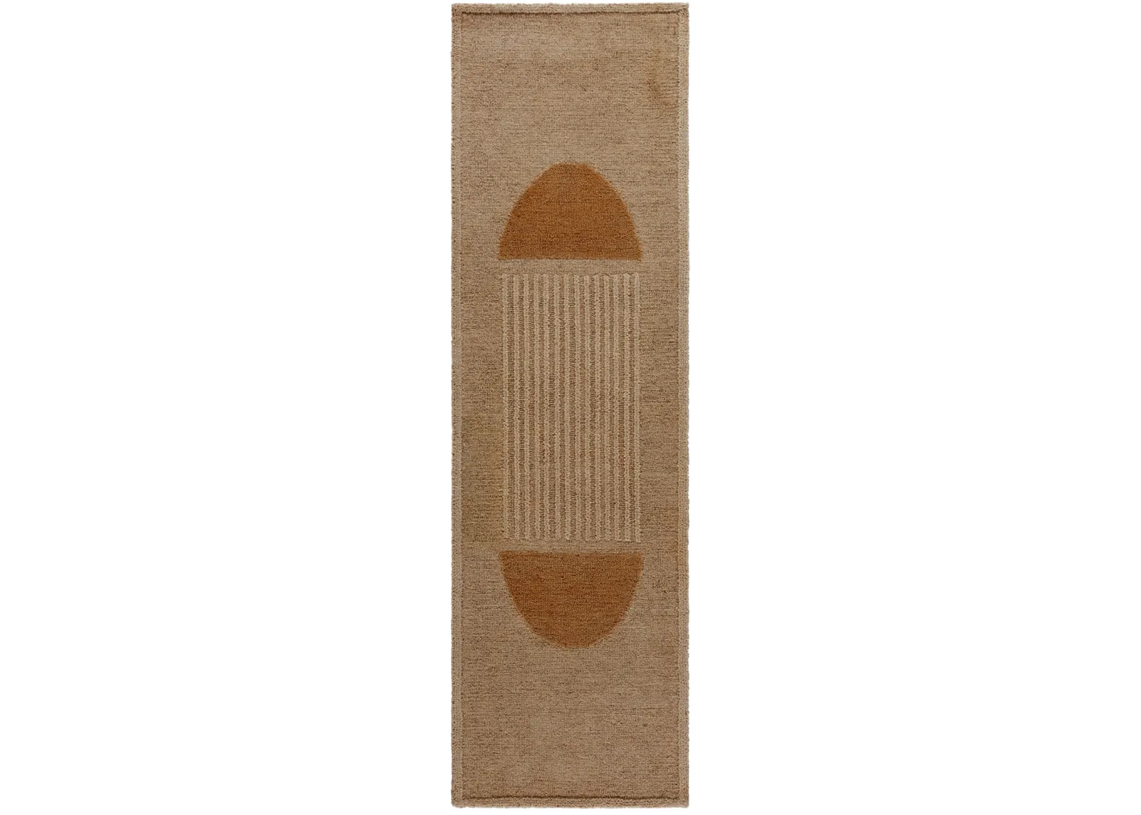 RODEO DRIVE 377 IVORY  2'-3' x 8' Runner Rug