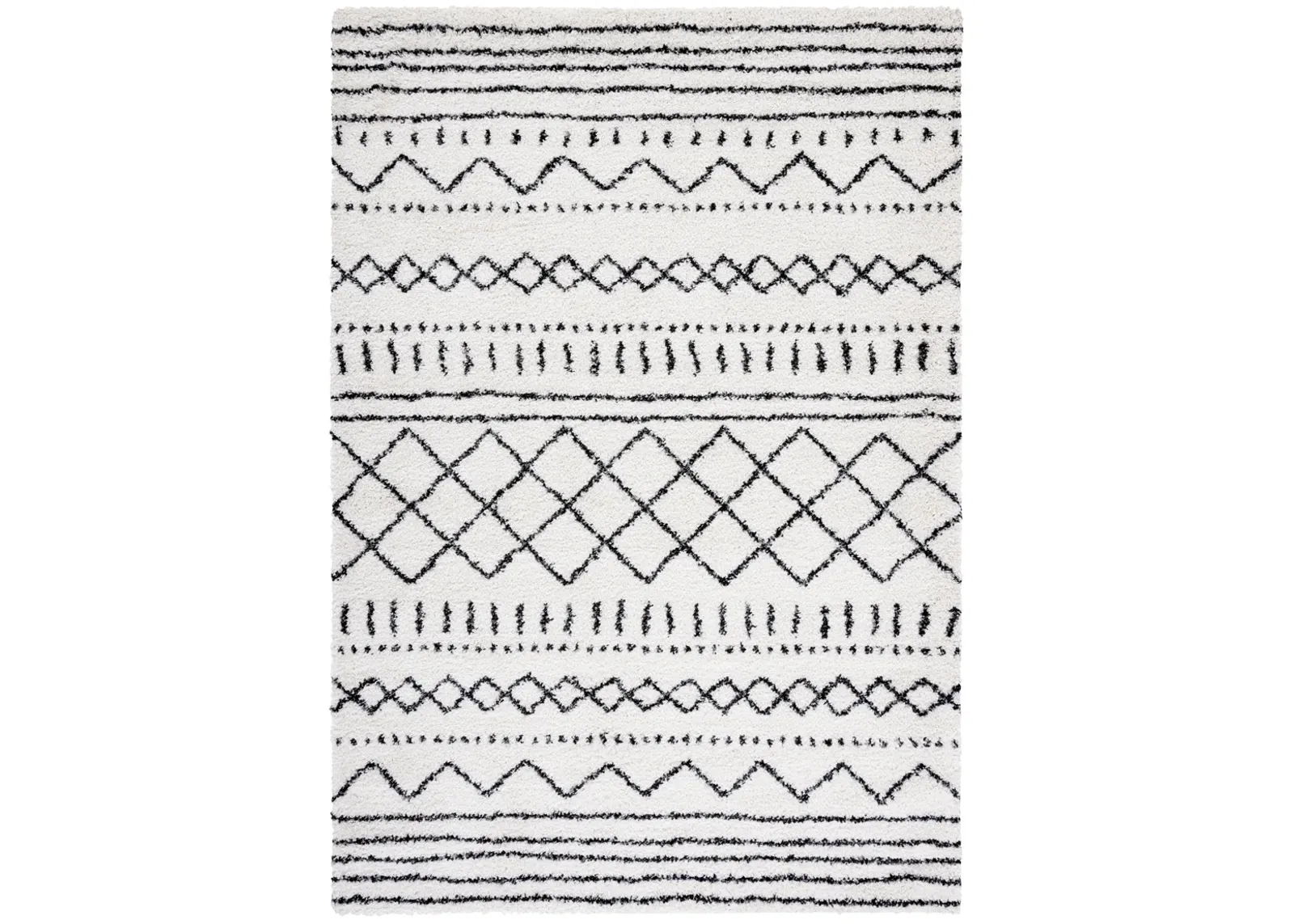 ARIZONA SHAG Square Power Loomed 5'-1" X 5'-1" Square Rug