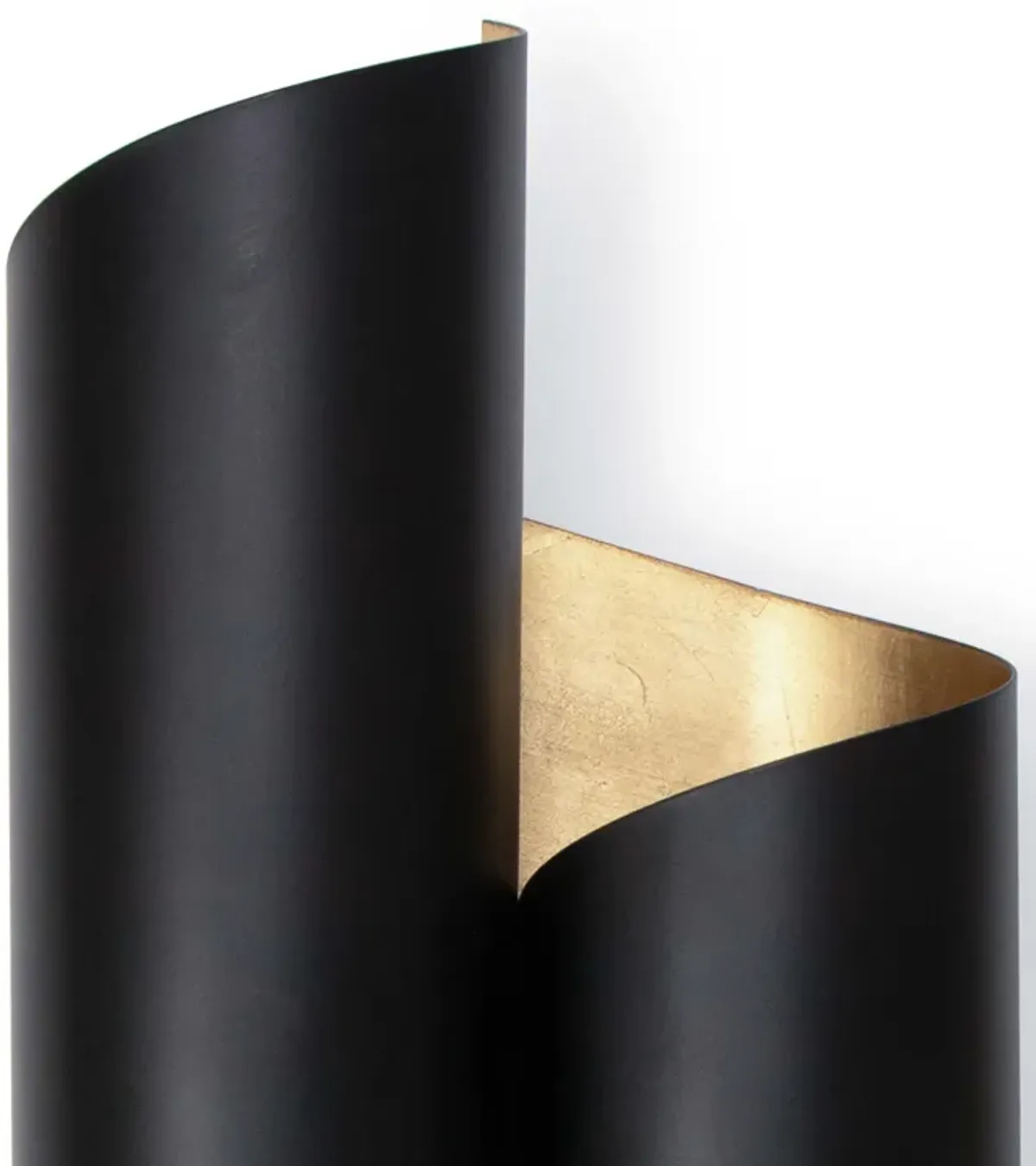 Folio Sconce (Black and Gold)