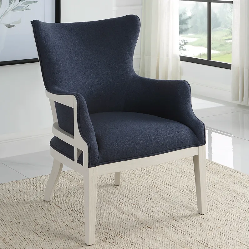 Gordonston Blue Fabric Accent Chair