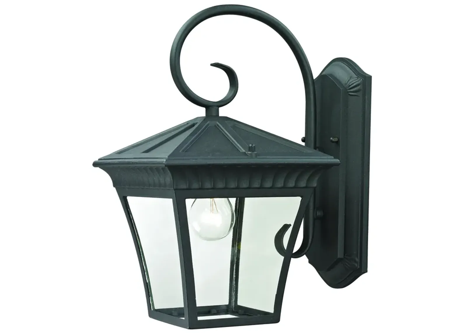 Ridgewood 15" High 1-Light Outdoor Sconce - Matte Textured Black