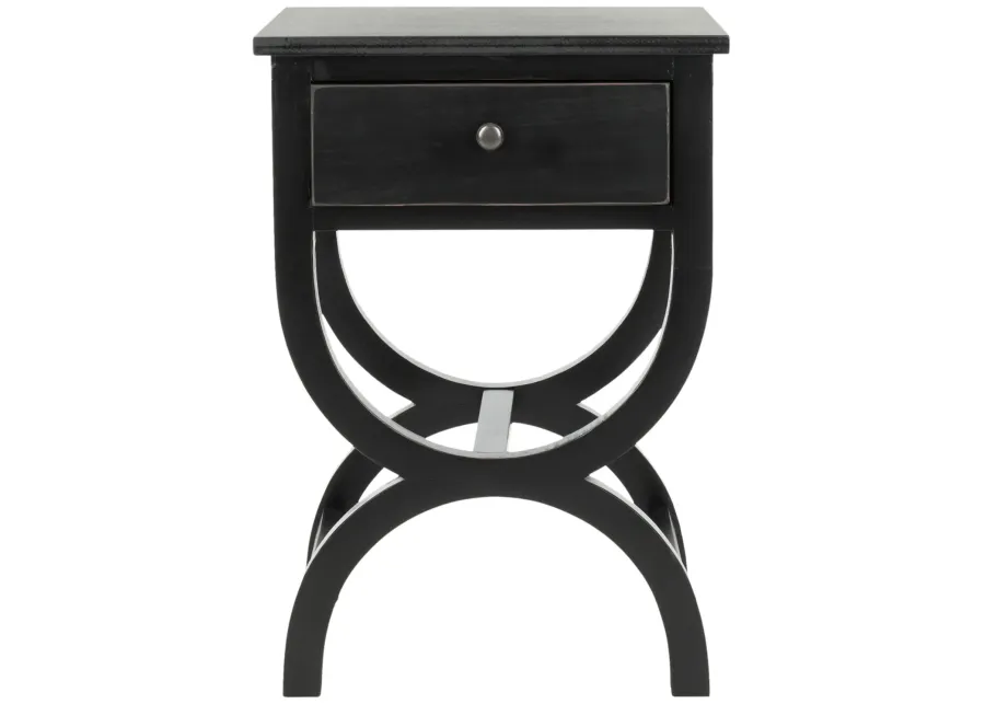 MAXINE NIGHTSTAND WITH STORAGE DRAWER 