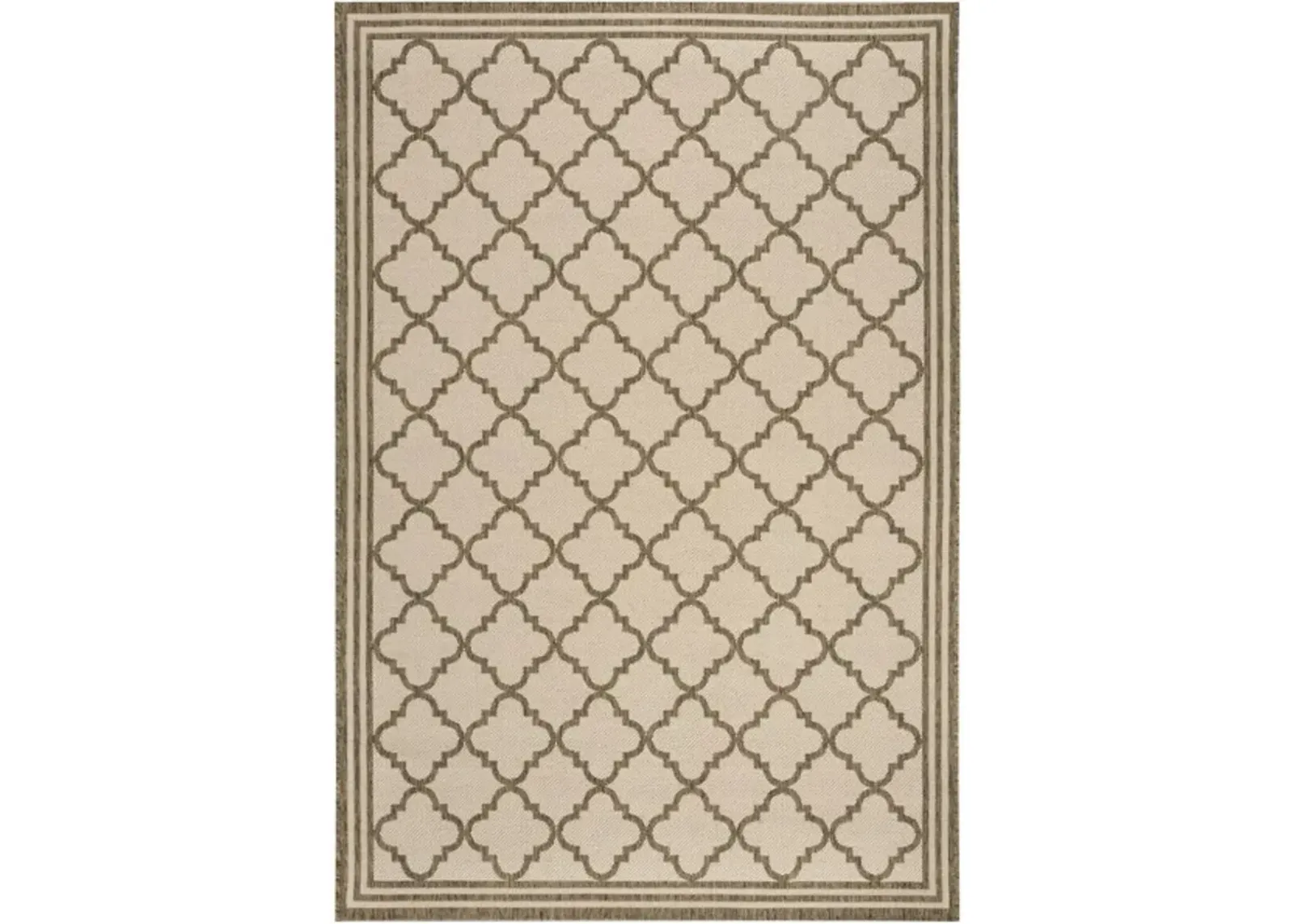 LINDEN 121 Collection LND121C-4 Cream / Beige 4' X 6'