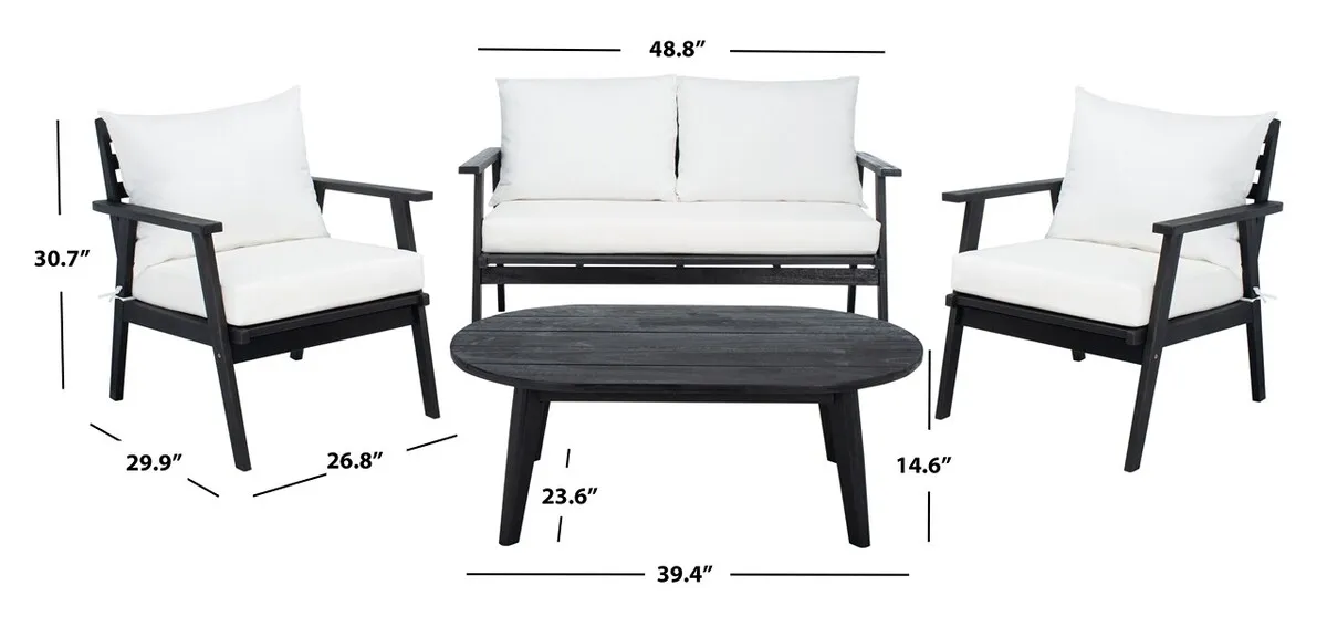 DEACON 4 PC LIVING SET