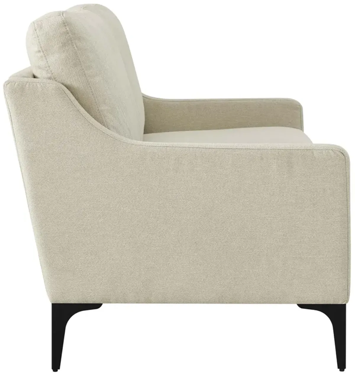 Corland Upholstered Fabric Loveseat