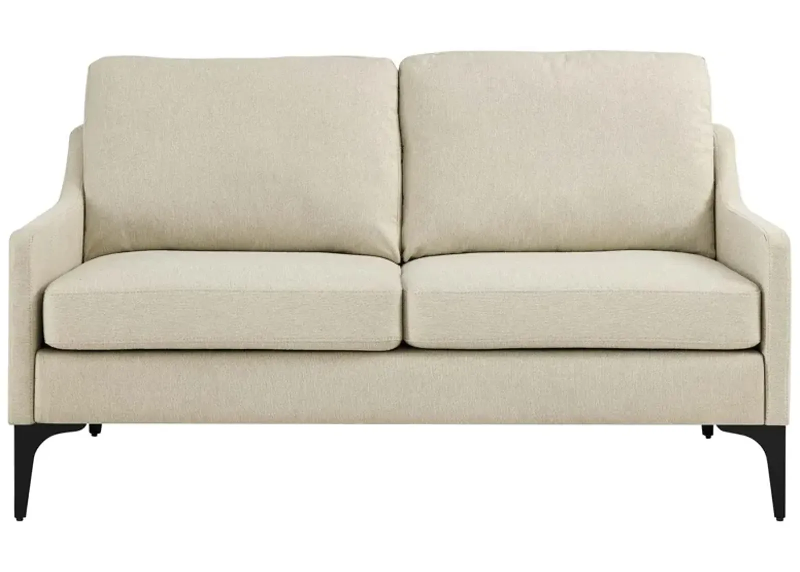 Corland Upholstered Fabric Loveseat