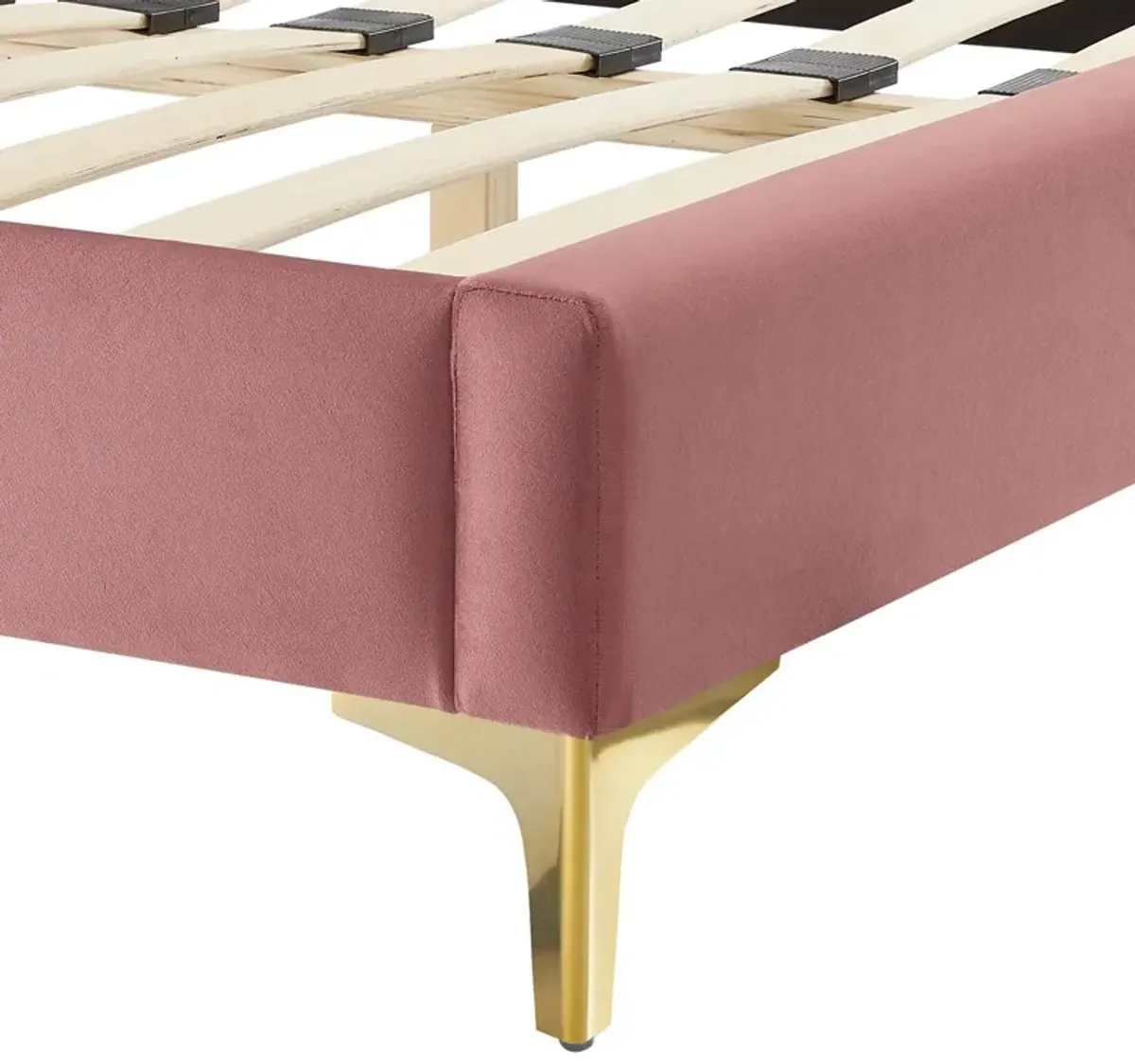 Sasha Button-Tufted Performance Velvet King Bed