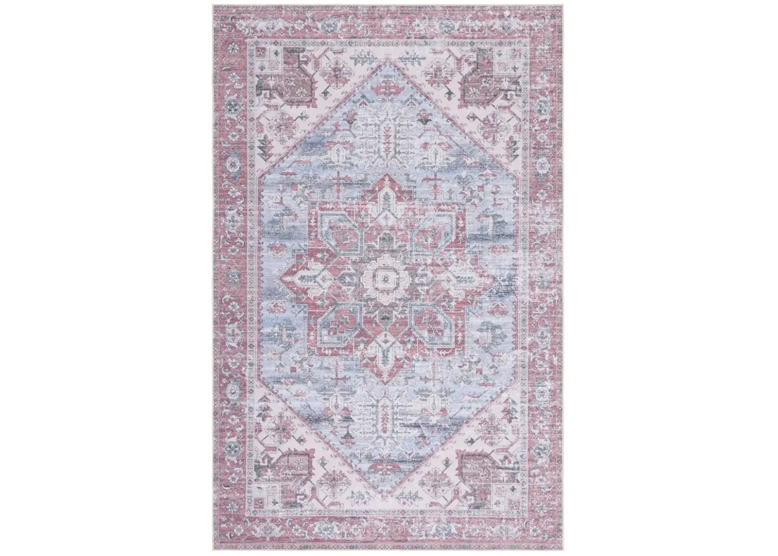 TUCSON 102 M/W S/R GREY BLUE  2'-6' x 4' Accent Rug