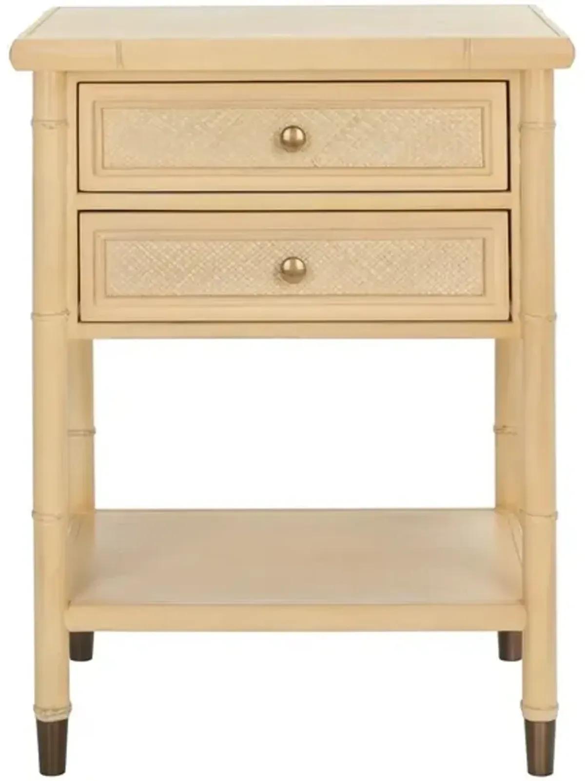 AHAB 2 DRAWER 1 SHELF ACCENT TABLE