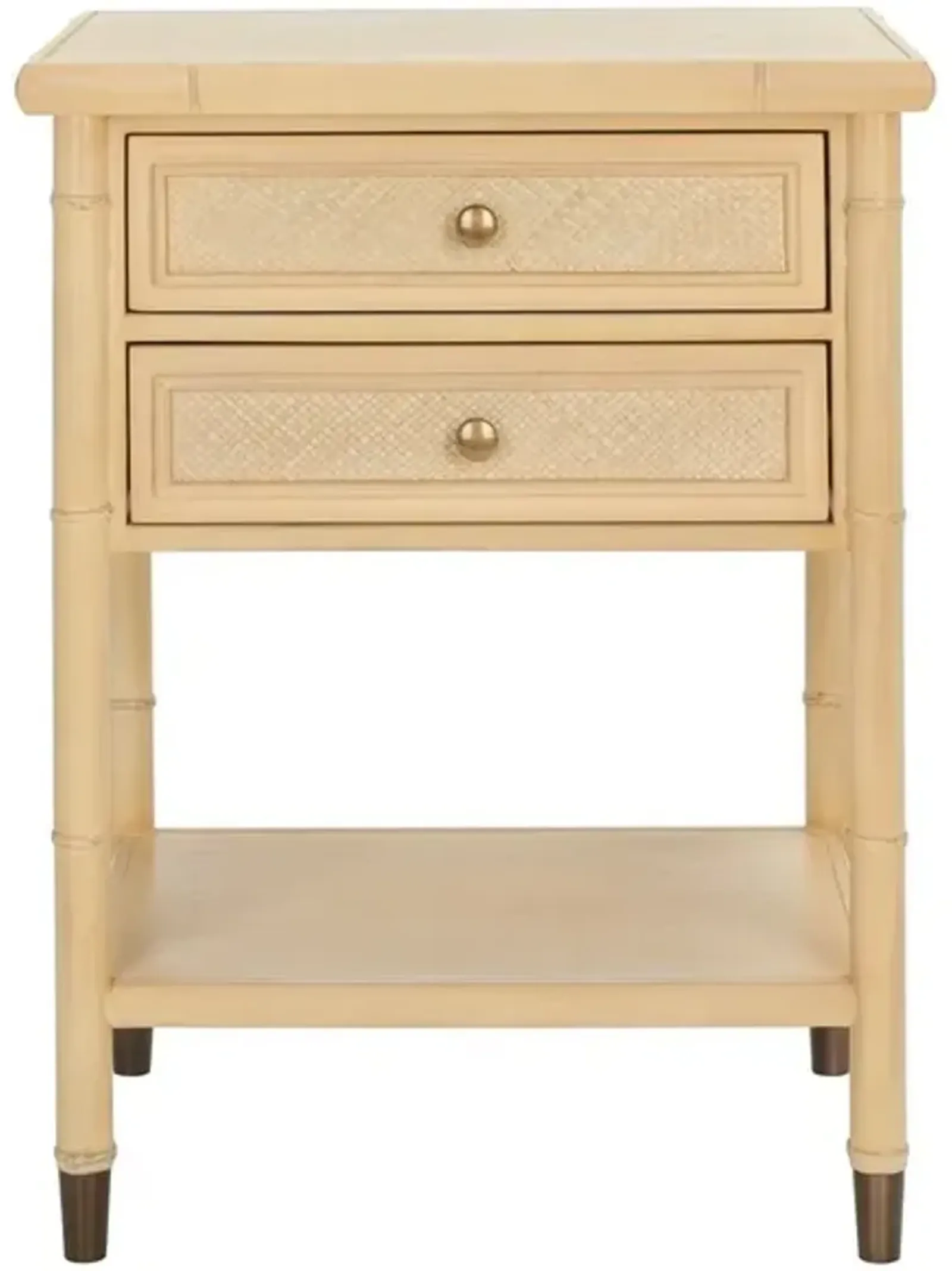 AHAB 2 DRAWER 1 SHELF ACCENT TABLE