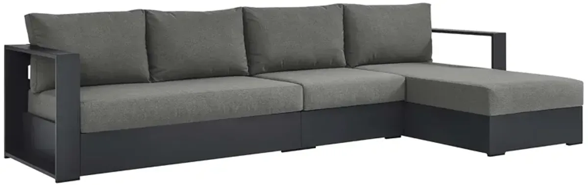Tahoe 3-Piece Outdoor Patio Right-Facing Chaise Sectional