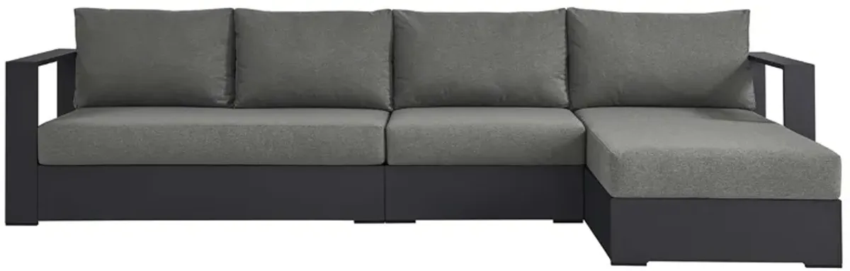 Tahoe 3-Piece Outdoor Patio Right-Facing Chaise Sectional