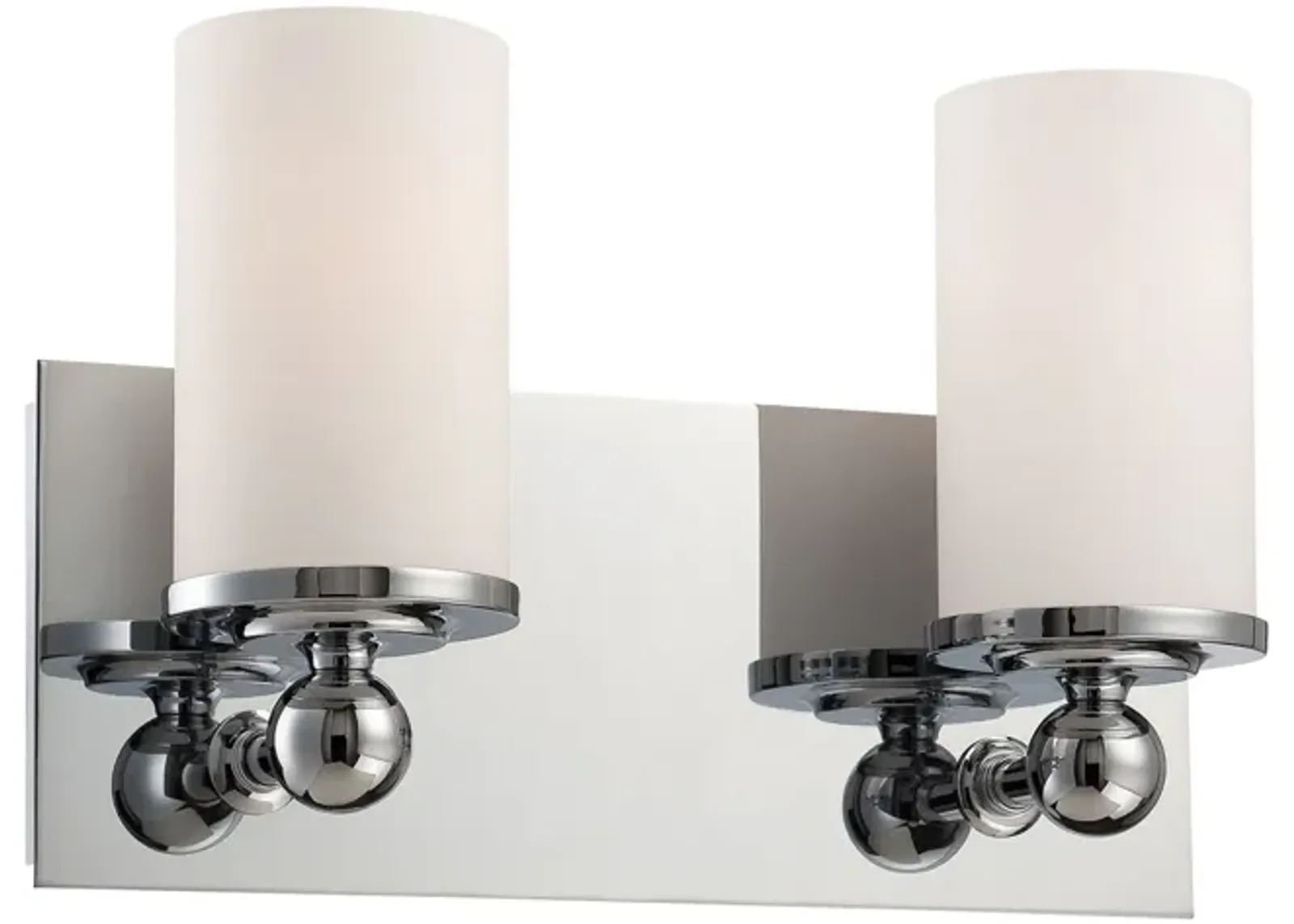 Adam 12.5" Wide 2-Light Vanity Light - Chrome