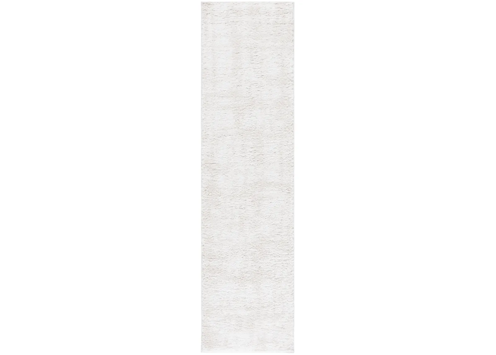 RUMI SHAG 122 IVORY  2'-2' x 8' Runner Rug