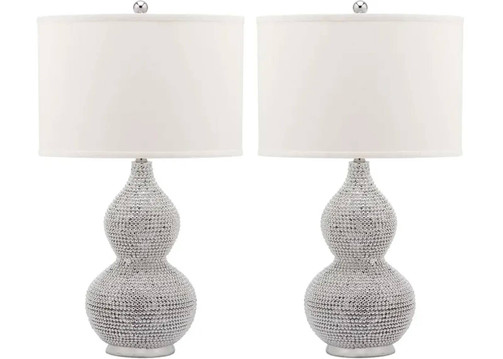 Nicole 24.5-Inch H Bead Base Lamp - Set of 2