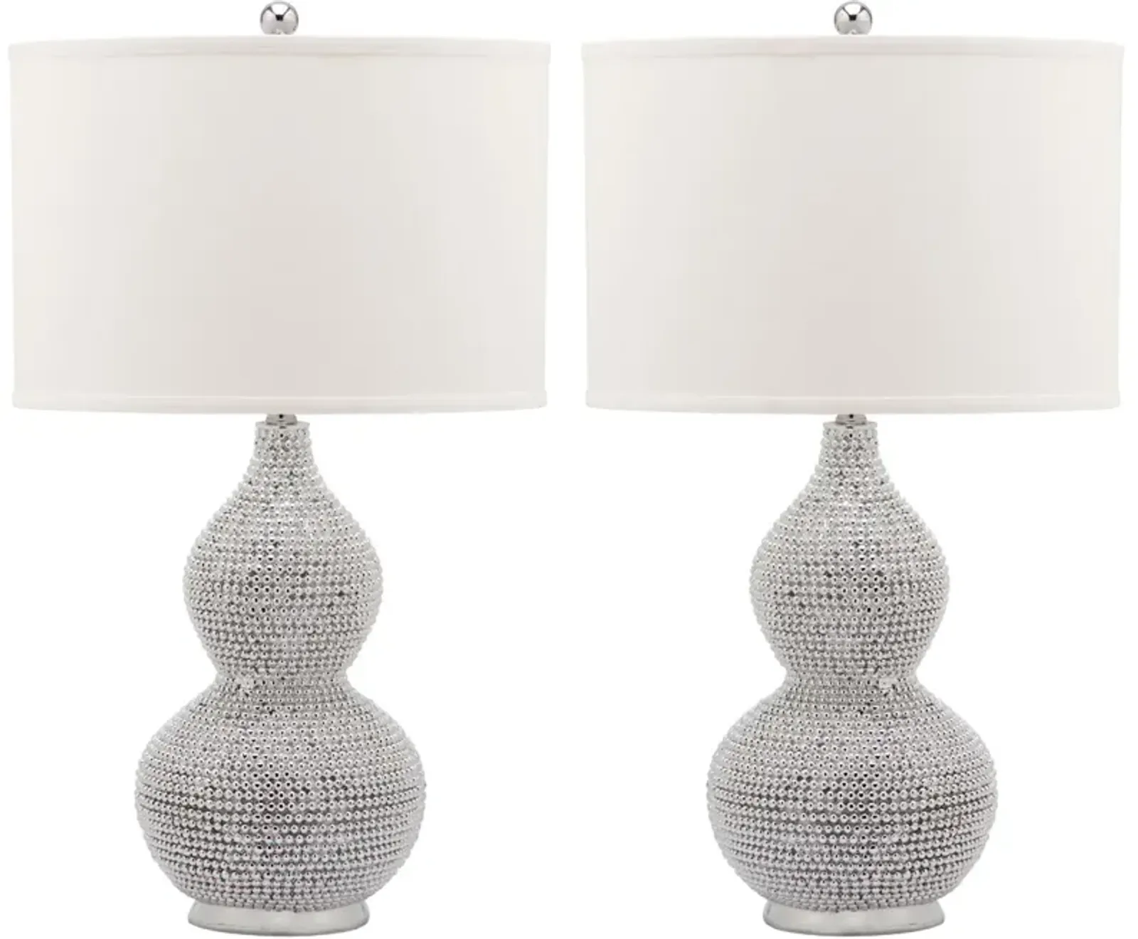 Nicole 24.5-Inch H Bead Base Lamp - Set of 2