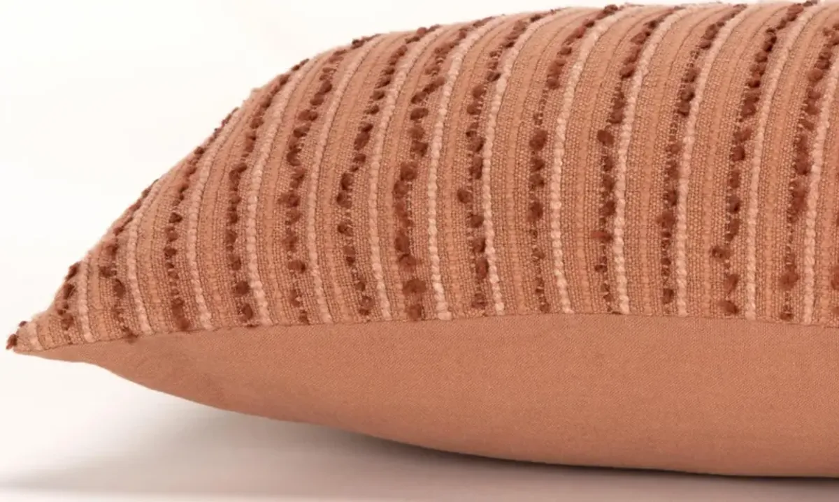 Stripe Patterned Solid Brick Pillow