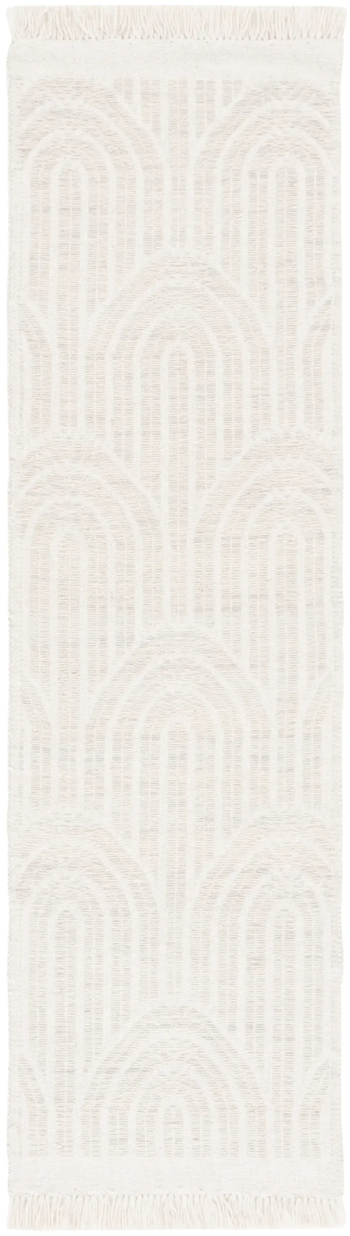 KILIM 765 LIGHT GREY  2'-3' x 8' Runner Rug