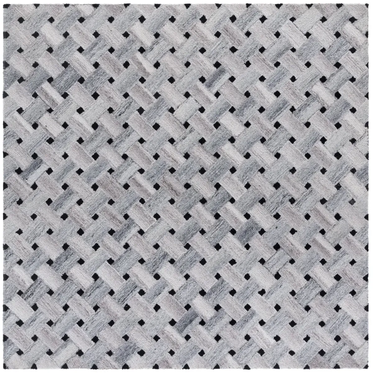 GENRE Hand Tufted 6' x 6' Square area rug