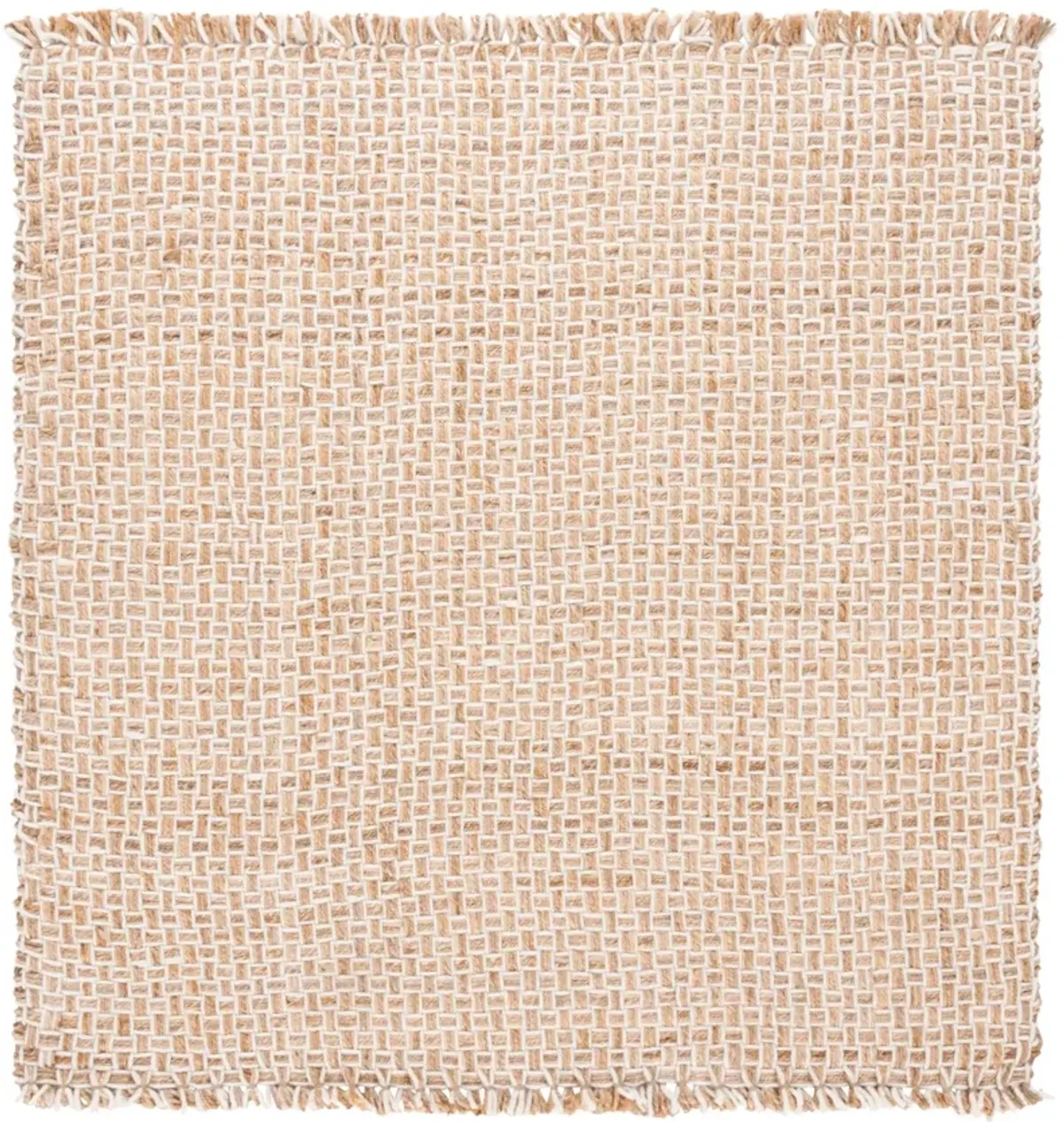 NATURAL FIBER 817 NATURAL  6' x 6' Square Square Rug