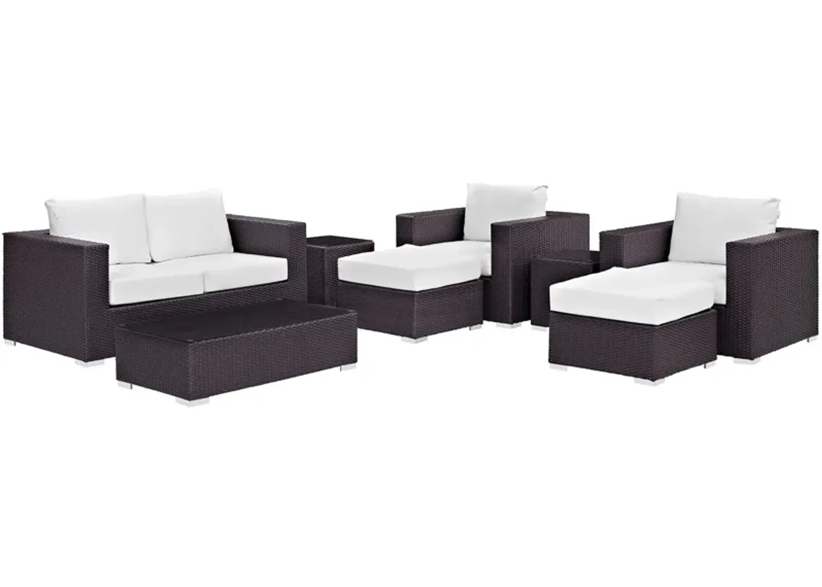 Convene 8 Piece Outdoor Patio Sofa Set