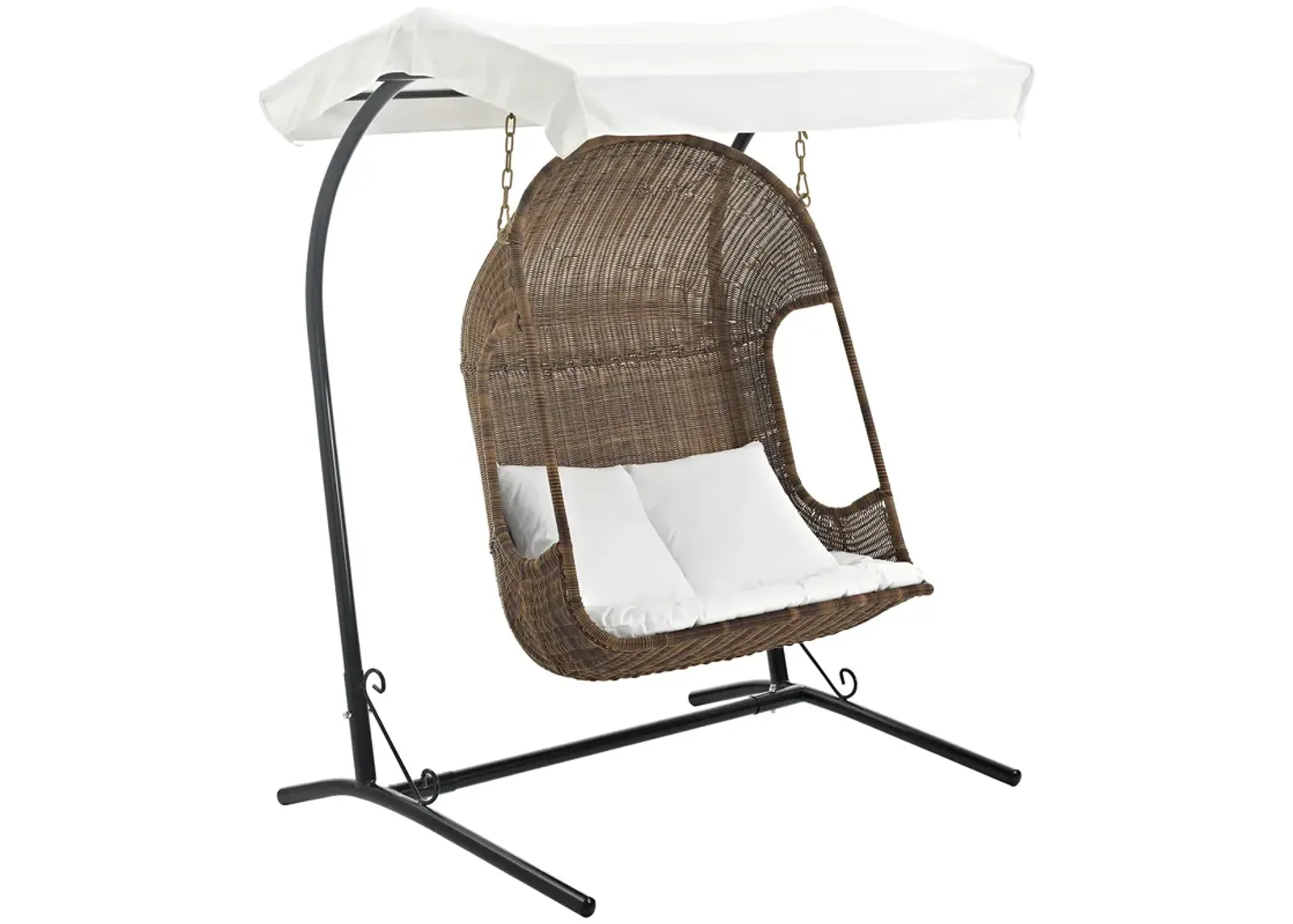 Vantage Outdoor Patio Swing Chair With Stand