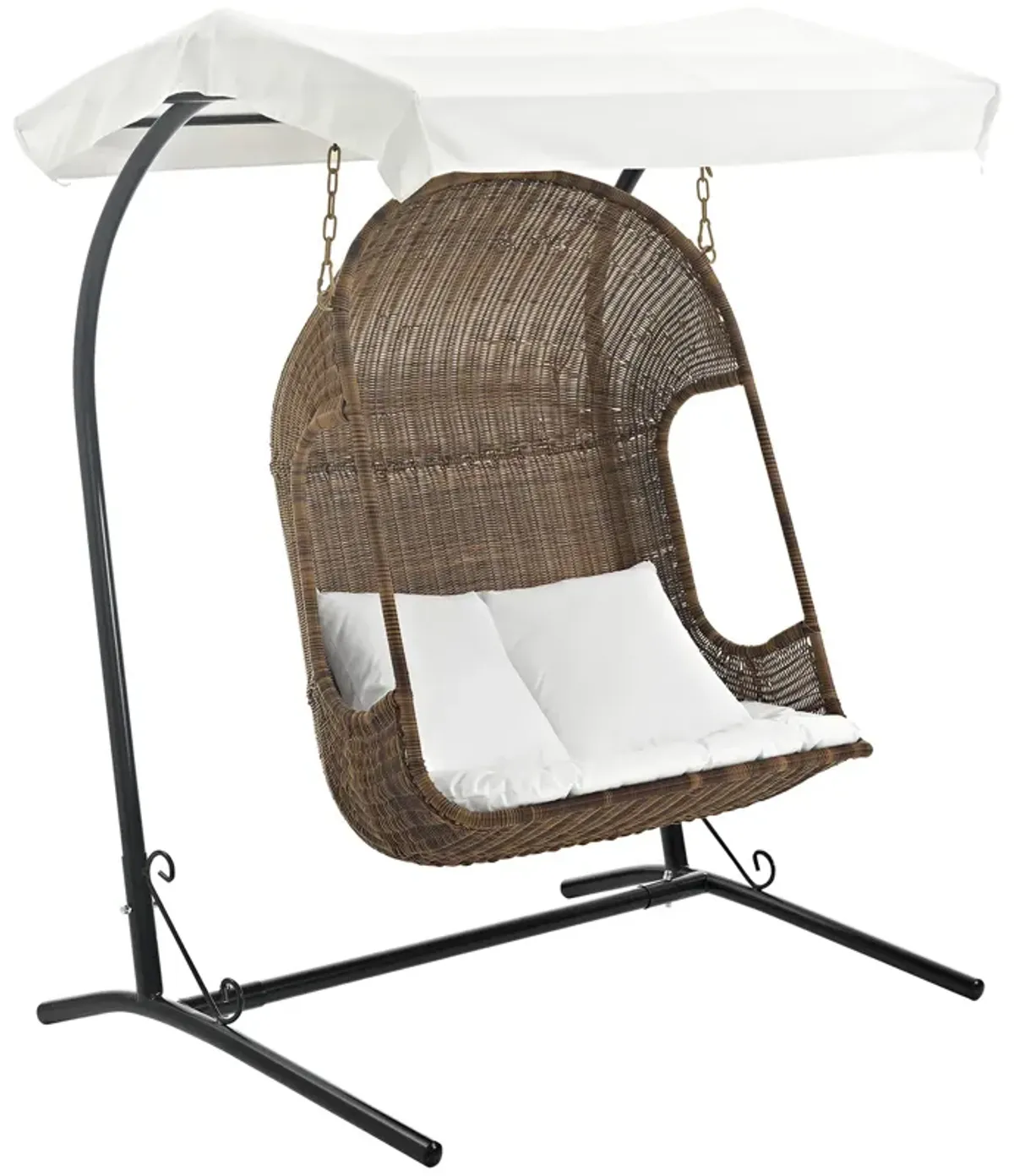 Vantage Outdoor Patio Swing Chair With Stand