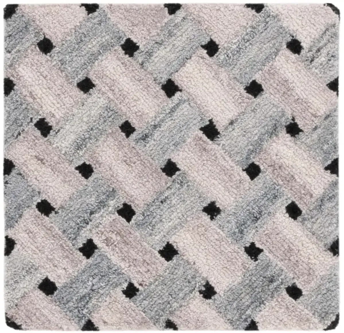 GENRE 302 GREY  6' x 6' Square Square Rug