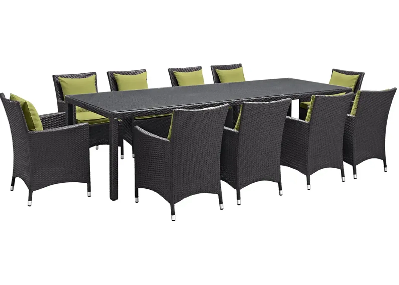 Convene 11 Piece Outdoor Patio Dining Set