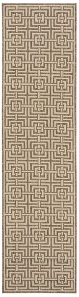 Safavieh BEACH HOUSE Collection BHS128D-28 Beige / Cream 2'-2" X 8'