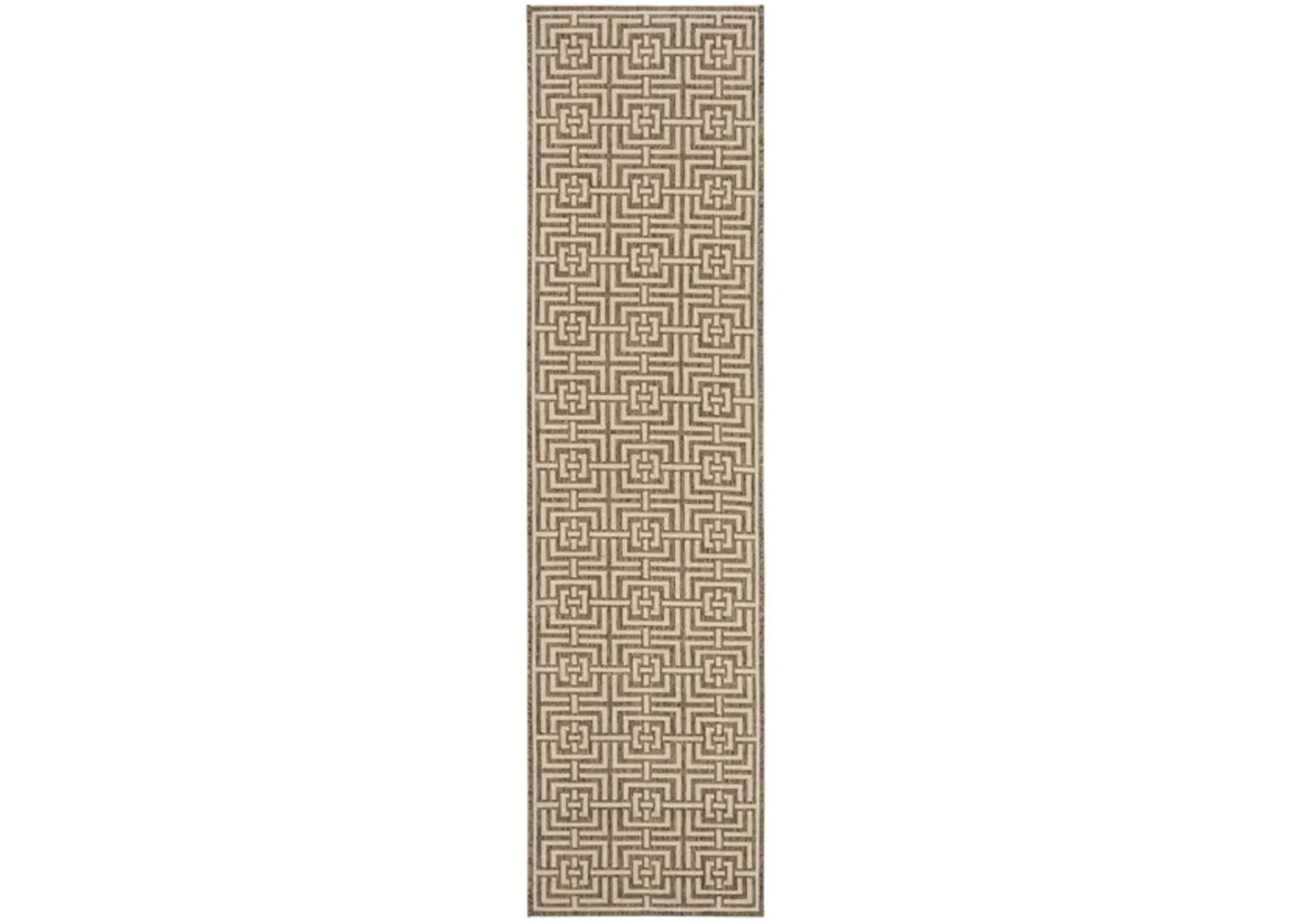 Safavieh BEACH HOUSE Collection BHS128D-28 Beige / Cream 2'-2" X 8'