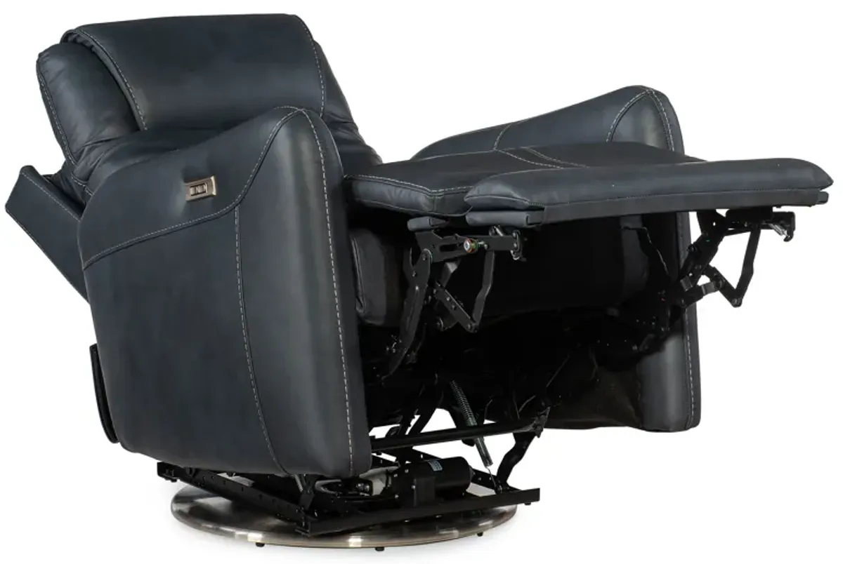 Steffen Swivel Power Recliner with Power Headrest