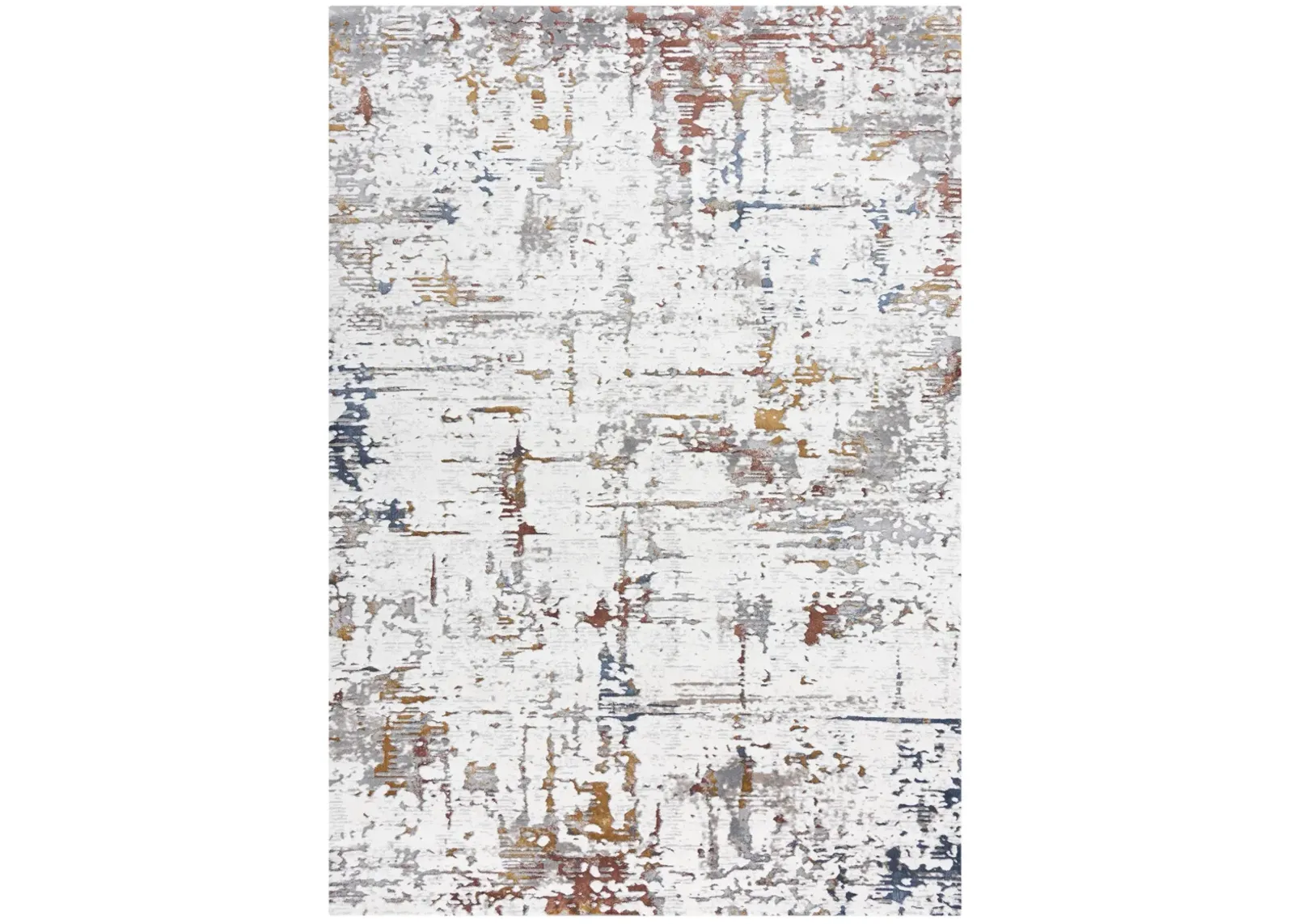 Westchester Ivory/Multi  Polypropylene/Polyester 5'3" x 7'6" Rectangle Rug