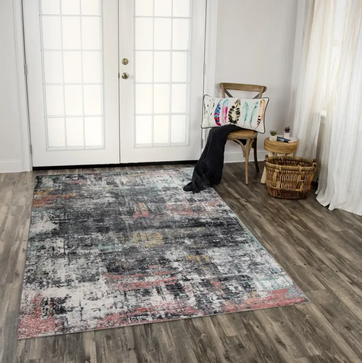 Odyssey Multi  Polypropylene 8' x 10' Rectangle Rug