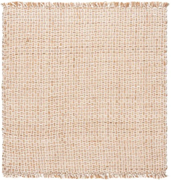NATURAL FIBER 817 NATURAL  6' x 6' Square Square Rug