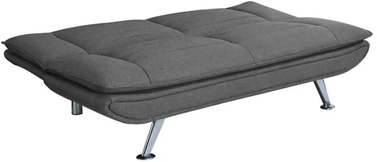 Julian Upholstered Sofa Bed with Pillow-top Seating Grey