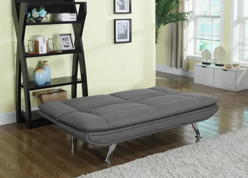 Julian Upholstered Sofa Bed with Pillow-top Seating Grey