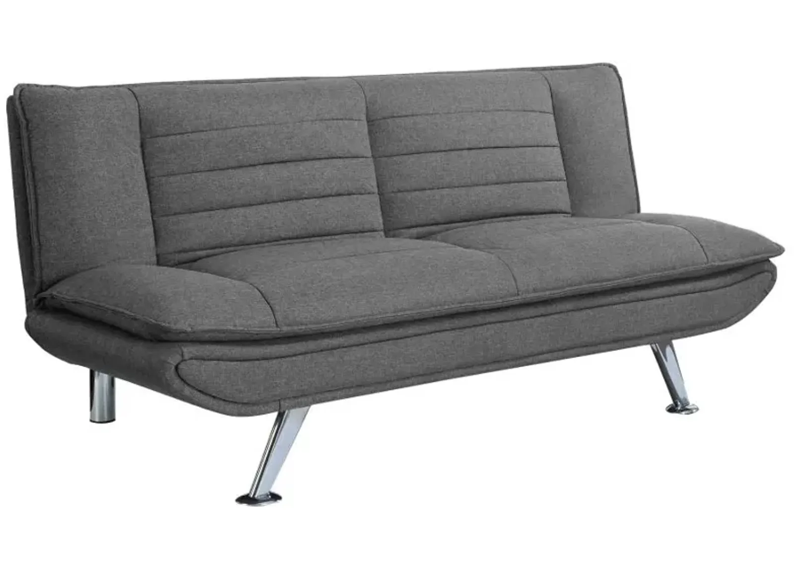 Julian Upholstered Sofa Bed with Pillow-top Seating Grey