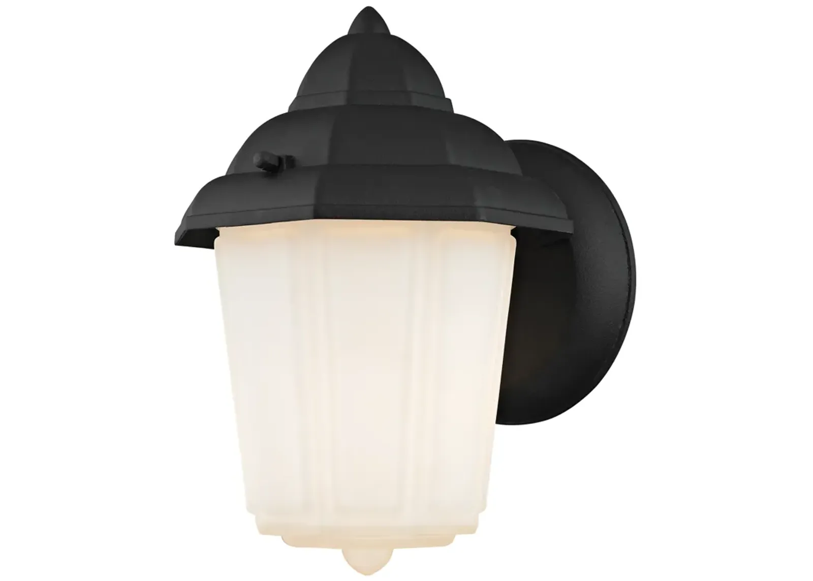 Cotswold 9" High 1-Light Outdoor Sconce - Matte Black