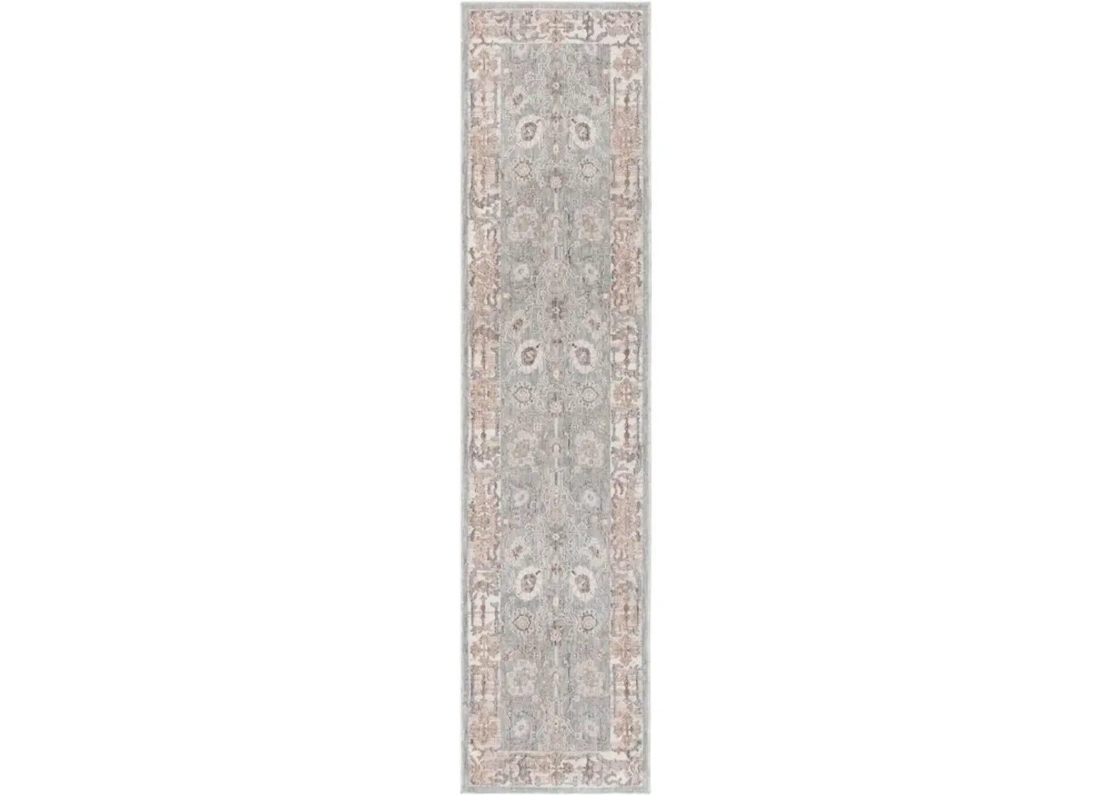 HARLOW 104 Grey  2' X 8' Runner Rug