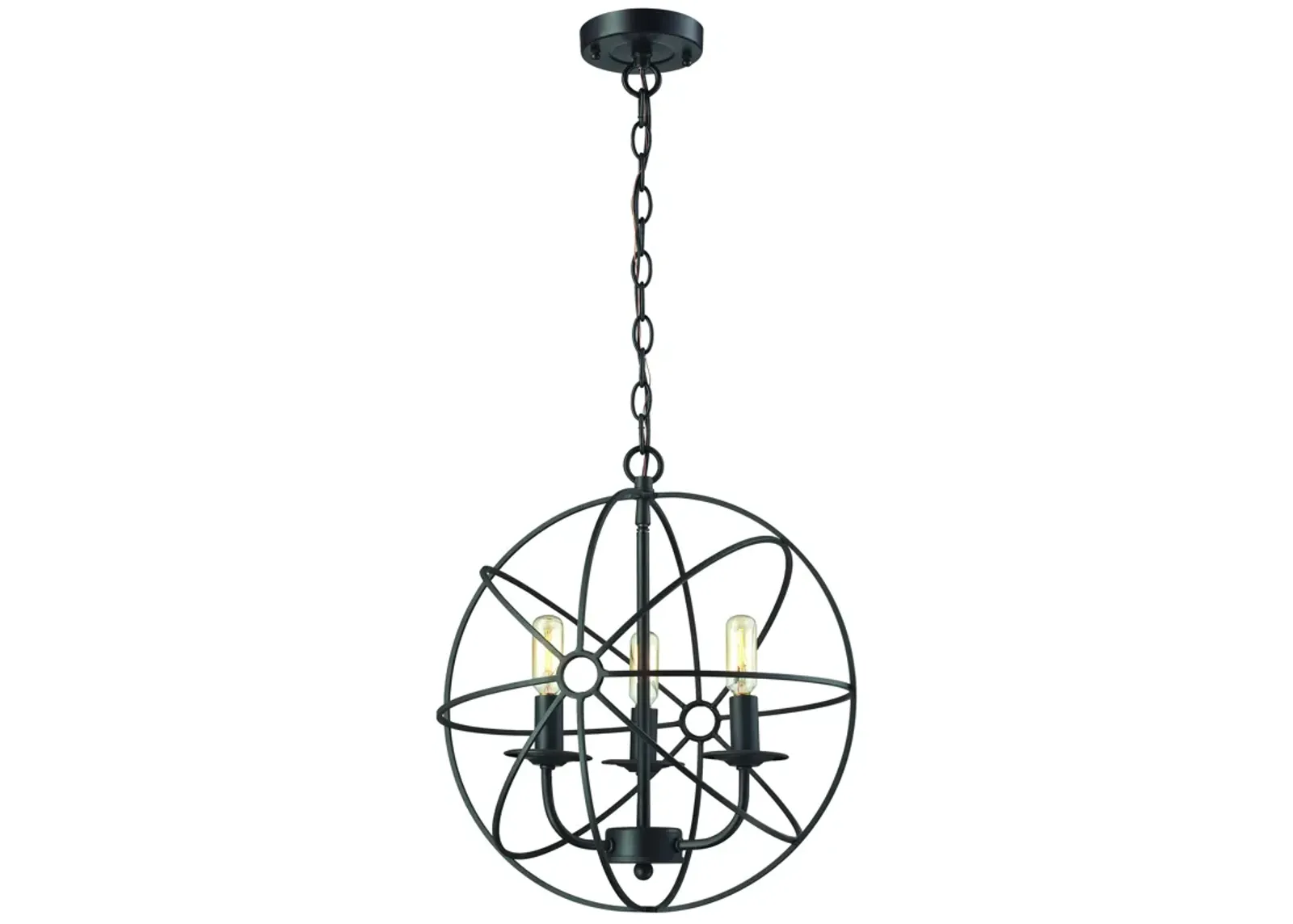 Yardley 16" Wide 3-Light Chandelier - Oil Rubbed Bronze