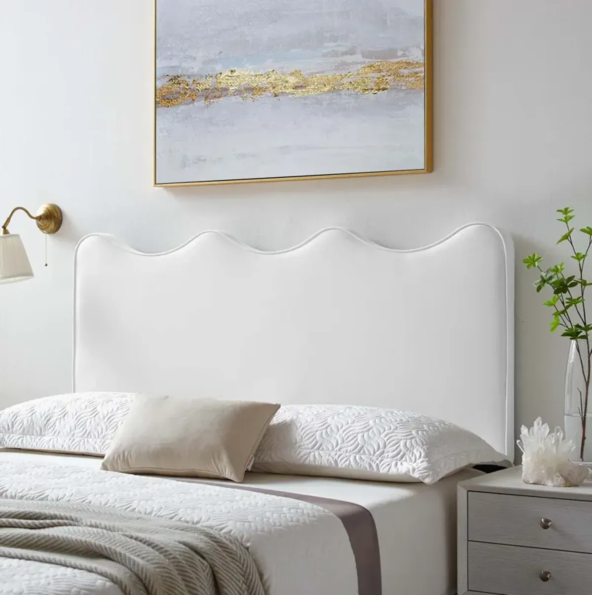 Athena Performance Velvet Twin Headboard