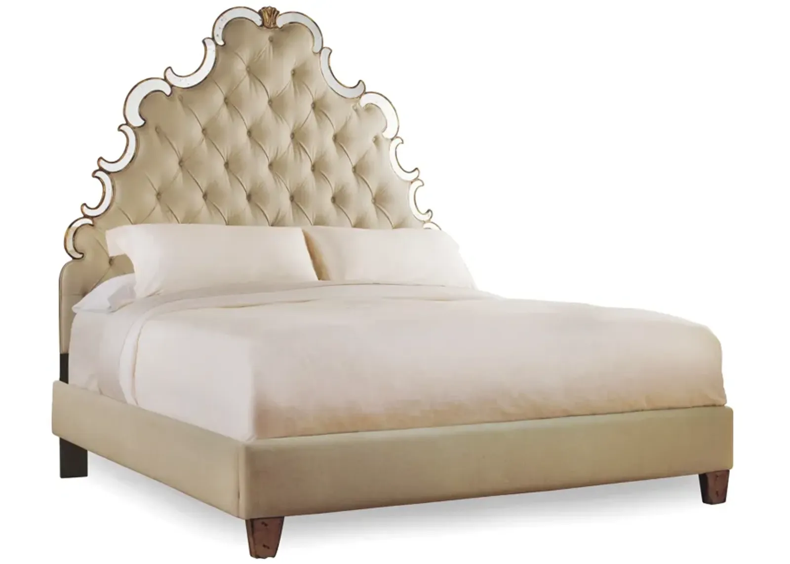 Sanctuary King Tufted Bed - Bling