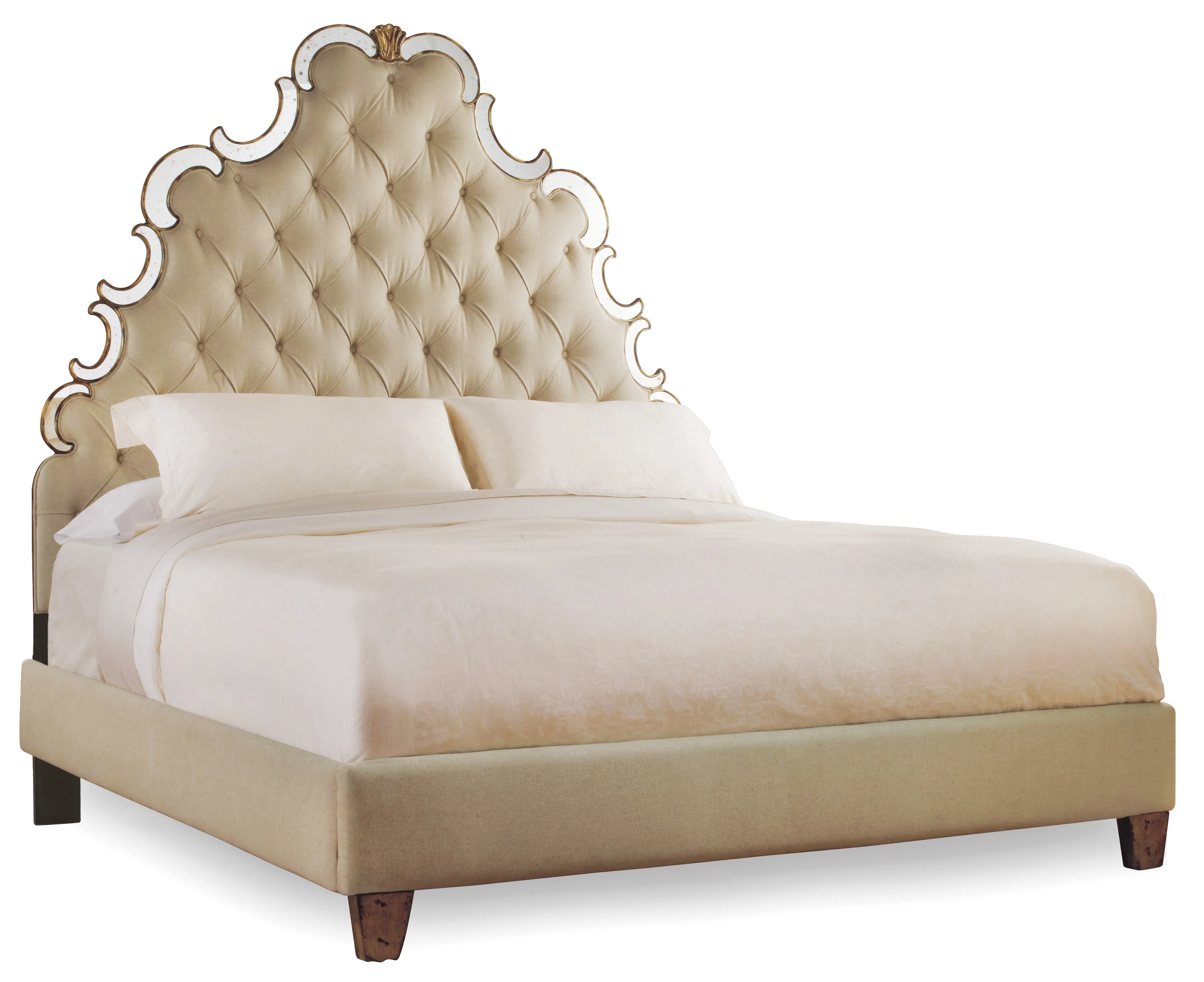 Sanctuary King Tufted Bed - Bling