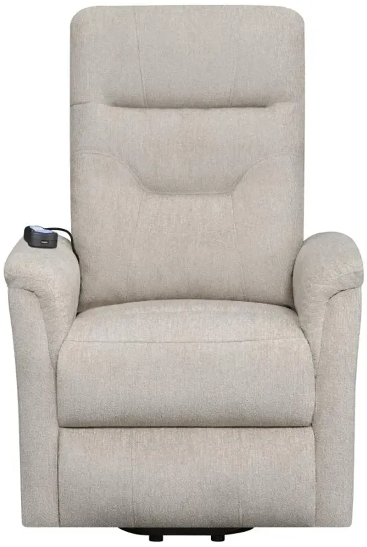 Henrietta Power Lift Recliner with Storage Pocket Beige