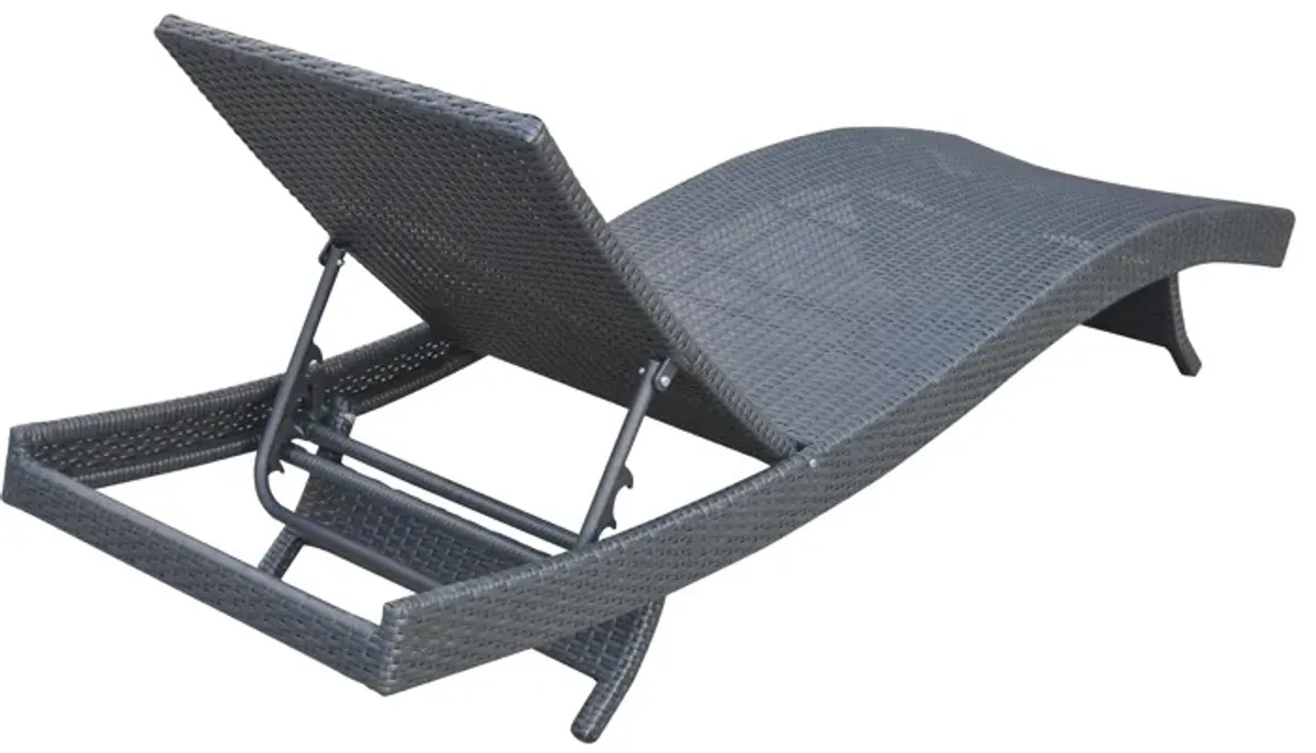 Cabana Adjustable Wicker Outdoor Chaise