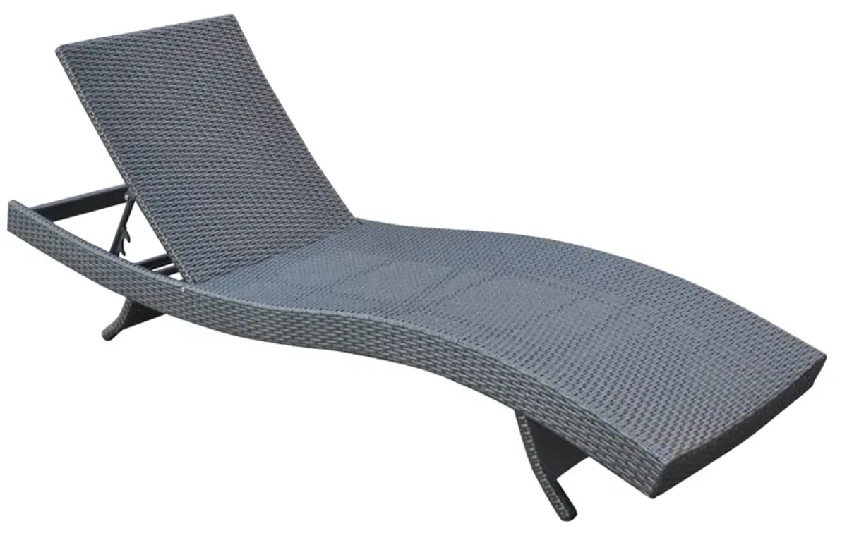 Cabana Adjustable Wicker Outdoor Chaise