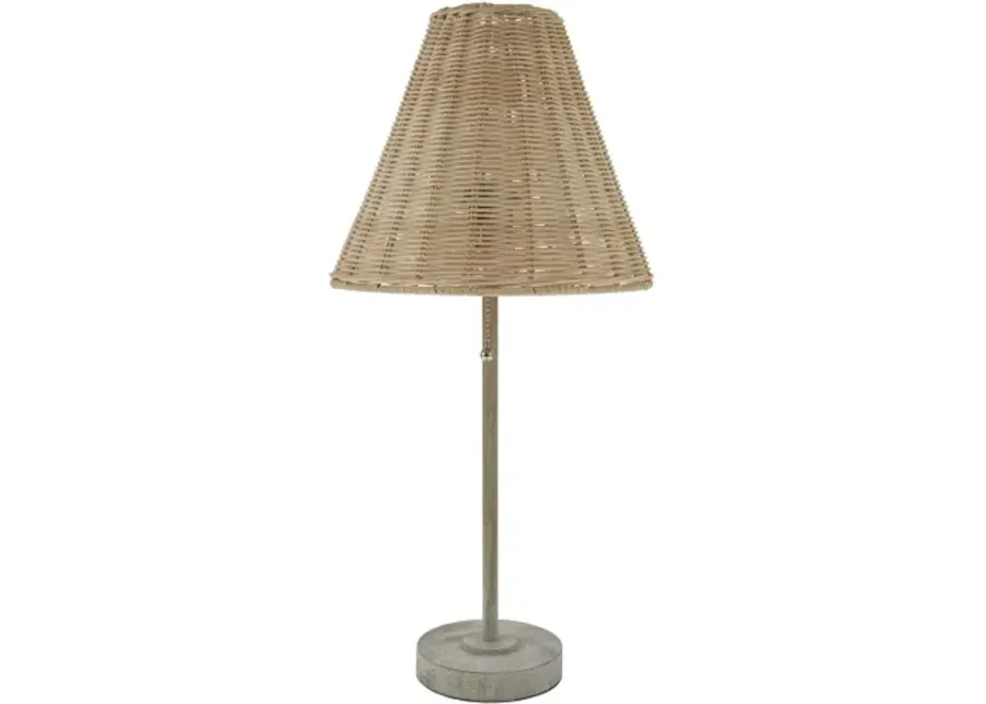 Sirocco SRC-001 23"H x 5"W x 5"D Accent Table Lamp